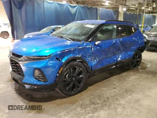 2021 Chevrolet Blazer RS z VIN 3GNKBKRSXMS528895, wystawiony jako Copart lot #48714155 z przebiegiem 51 467 mil mil oraz Nie do naprawy • Non repairable. Historia ofert i sprzedaży dostępna na DreamBid. Obrazek 1.