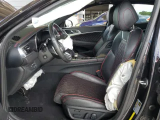 2021 Genesis G70 3.3T with VIN KMTG34LE9MU070858, listed as a Copart auction lot 71347344 with 40,760 mi miles and Non Repairable. Bid and sale history available at carsss.com. Image 7.