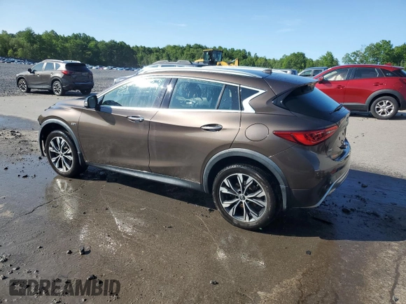 2019 Infiniti QX30 Luxe z VIN SJKCH5CR8KA006894, wystawiony jako Copart lot #58809565 z przebiegiem 50 697 mil mil oraz Szkoda całkowita • Salvage title. Historia ofert i sprzedaży dostępna na DreamBid. Obrazek 2.