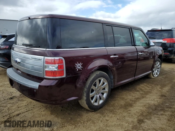 2011 Ford Flex Limited with VIN 2FMGK5DC8BBD08749, listed as a Copart auction lot 49350695 with 126,317 mi miles and Salvage Title. Bid and sale history available at carsss.com. Image 3.