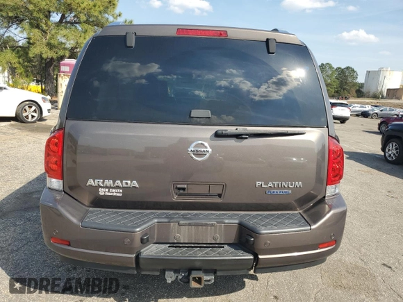 2015 Nissan Armada Platinum z VIN 5N1BA0NF1FN608684, wystawiony jako Copart lot #49003675 z przebiegiem 150 236 mil mil oraz Szkoda całkowita • Salvage title. Historia ofert i sprzedaży dostępna na DreamBid. Obrazek 6.