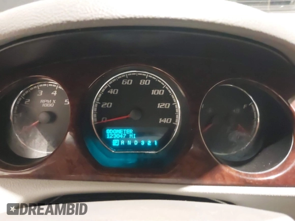 2011 Buick Lucerne CXL with VIN 1G4HC5EM7BU112210, listed as a IAAI auction lot 41502729 with 123,047 mi miles and . Bid and sale history available at carsss.com. Image 7.