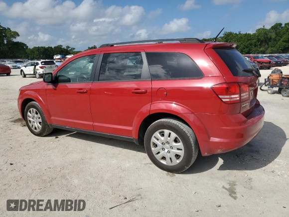 2020 Dodge Journey SE Value with VIN 3C4PDCAB7LT201891, listed as a Copart auction lot 52456815 with 74,602 mi miles and Non Repairable. Bid and sale history available at carsss.com. Image 2.