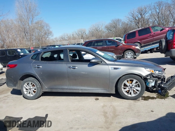 2017 Kia Optima LX with VIN 5XXGT4L30HG145178, listed as a IAAI auction lot 41773857 with 119,191 mi miles and . Bid and sale history available at DreamBid. Image 14.
