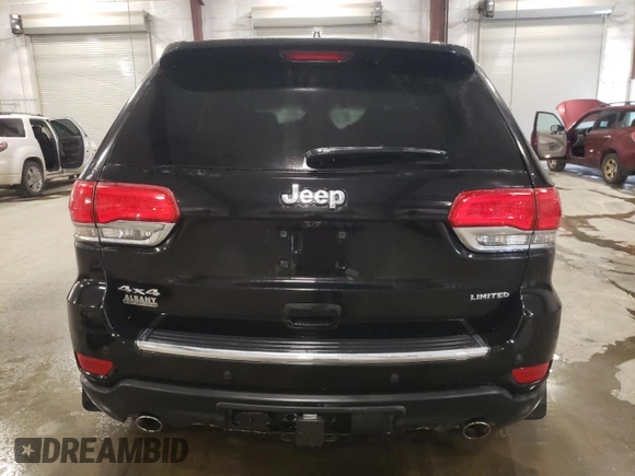 2017 Jeep Grand Cherokee Limited with VIN 1C4RJFBT9HC781741, listed as a Copart auction lot 41492185 with 87,713 mi miles and Salvage title. Bid and sale history available at DreamBid. Image 6.