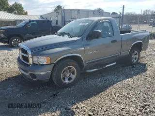 2005 Dodge 1500 ST with VIN 1D7HA16KX5J558301, listed as a Copart auction lot 46804805 with 129,810 mi miles and Clean Title. Bid and sale history available at carsss.com. Image 1.