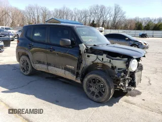 2023 Jeep Renegade Latitude with VIN ZACNJDB10PPP26815, listed as a Copart auction lot 48479055 with 11,393 mi miles and Salvage Title. Bid and sale history available at carsss.com. Image 4.