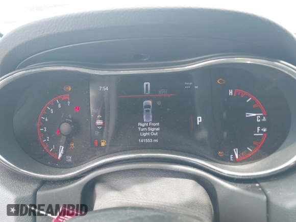2016 Dodge Durango Limited with VIN 1C4RDJDG9GC486096, listed as a IAAI auction lot 42302624 with 141,553 mi miles and . Bid and sale history available at DreamBid. Image 7.