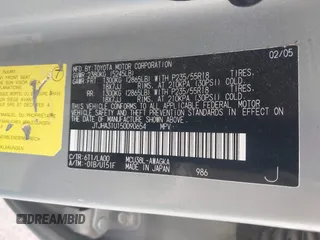 2005 Lexus RX 330 с VIN JTJHA31U150090654, выставлен на аукционе IAAI как лот 42522752 с пробегом 244 114 миль миль и . История ставок и продаж доступна на DreamBid. Изображение 9.