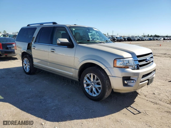 2017 Ford Expedition EL Limited with VIN 1FMJK1KT8HEA34760, listed as a Copart auction lot 79265544 with 133,926 mi miles and Salvage Title. Bid and sale history available at carsss.com. Image 4.