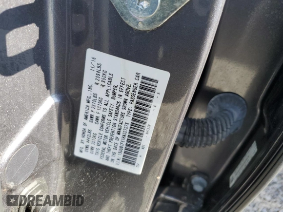 2017 Acura TLX Technology z VIN 19UUB1F51HA007079, wystawiony jako Copart lot #53583185 z przebiegiem 141 714 mil mil oraz Szkoda całkowita • Salvage title. Historia ofert i sprzedaży dostępna na DreamBid. Obrazek 12.