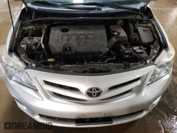 2012 Toyota Corolla L with VIN 2T1BU4EE8CC762642, listed as a Copart auction lot 46004845 with 80,633 mi miles and Salvage Title. Bid and sale history available at carsss.com. Image 11.