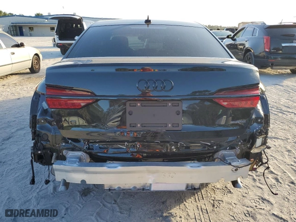 2024 Audi A6 Sedan Premium Plus with VIN WAUE3BF24RN029600, listed as a Copart auction lot 41593075 with 0 mi miles and Salvage Title. Bid and sale history available at carsss.com. Image 6.