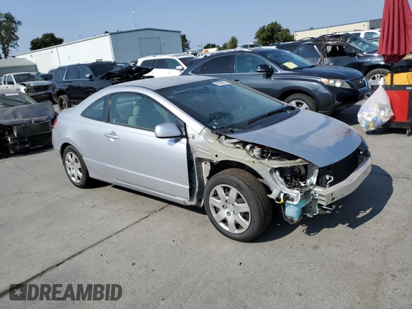 2010 Honda Civic Cpe LX with VIN 2HGFG1B6XAH523795, listed as a Copart auction lot 64898464 with 28,863 mi miles and Salvage Title. Bid and sale history available at carsss.com. Image 4.