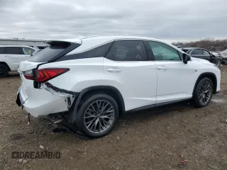 2021 Lexus RX 350 F Sport with VIN 2T2SZMDA4MC274060, listed as a Copart auction lot 51144745 with 49,332 mi miles and Salvage Title. Bid and sale history available at DreamBid. Image 3.