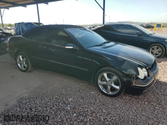 2005 Mercedes-Benz CLK-Class 3.2L with VIN WDBTK65G15T043122, listed as a Copart auction lot 75475594 with 106,537 mi miles and Salvage Title. Bid and sale history available at carsss.com. Image 4.
