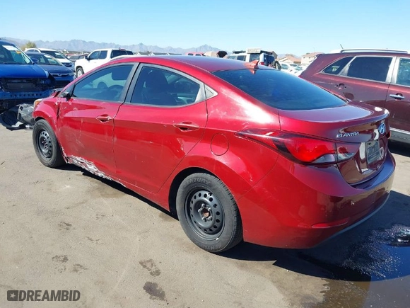 2014 Hyundai Elantra Limited with VIN 5NPDH4AE7EH534926, listed as a IAAI auction lot 41857256 with 135,932 mi miles. Bid and sale history available at carsss.com. Image 3.