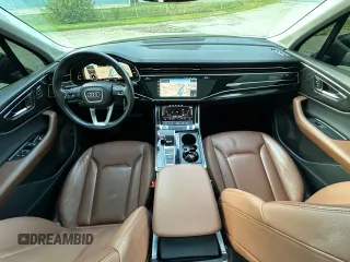 2021 Audi Q7 Premium Plus z VIN WA1LXAF78MD017379, wystawiony jako Copart lot #65096125 z przebiegiem 104 318 mil mil oraz Czysty tytuł • Clean title. Historia ofert i sprzedaży dostępna na DreamBid. Obrazek 9.
