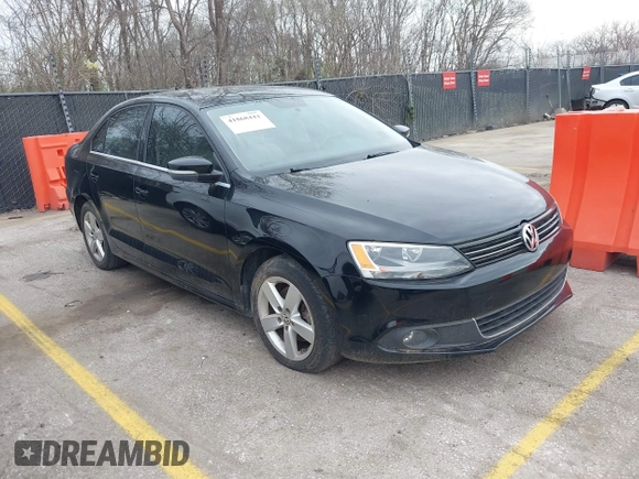 2012 Volkswagen Jetta TDI w/Premium with VIN 3VWLL7AJ9CM367840, listed as a IAAI auction lot 41868444 with 176,486 mi miles and . Bid and sale history available at DreamBid. Image 1.