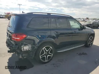 2018 Mercedes-Benz GLS 550 with VIN 4JGDF7DEXJB076566, listed as a Copart auction lot 68978794 with 59,937 mi miles and Salvage Title. Bid and sale history available at DreamBid. Image 3.