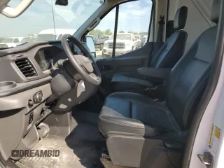 2024 Ford Transit Cargo with VIN 1FTBR1C8XRKA85811, listed as a Copart auction lot 74528914 with 1,725 mi miles and Salvage Title. Bid and sale history available at DreamBid. Image 7.