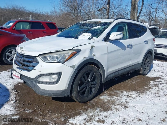 2014 Hyundai Santa Fe Sport with VIN 5XYZUDLA6EG198589, listed as a IAAI auction lot 41627953 with NaN miles. Bid and sale history available at carsss.com. Image 2.