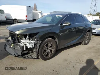 2023 Lexus RX with VIN 2T2BAMCA2PC028850, listed as a Copart auction lot 45674575 with 47,507 mi miles and Salvage Title. Bid and sale history available at carsss.com. Image 1.