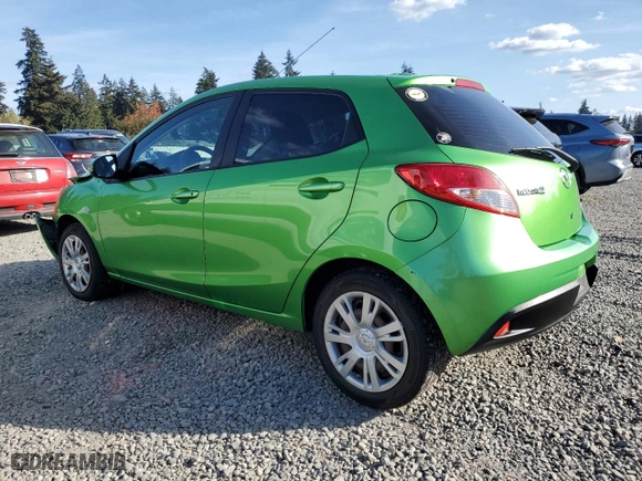 2011 Mazda Mazda2 Sport with VIN JM1DE1HZ7B0130419, listed as a Copart auction lot 74485644 with 160,583 mi miles and Salvage Title. Bid and sale history available at carsss.com. Image 2.