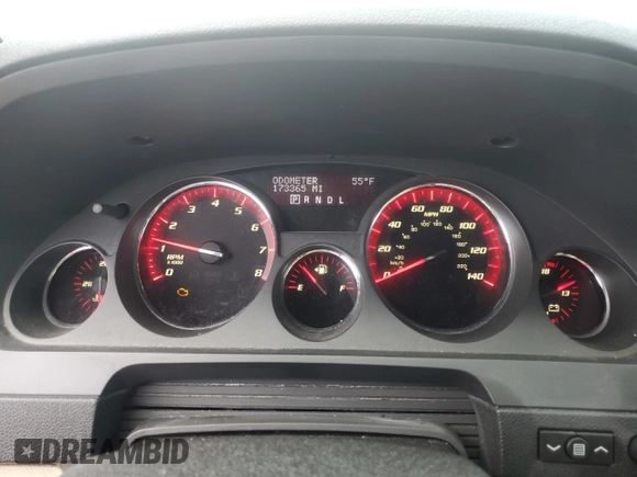 2012 GMC Acadia Denali with VIN 1GKKVTED7CJ317848, listed as a Copart auction lot 65222305 with 173,365 mi miles and Clean title. Bid and sale history available at DreamBid. Image 9.