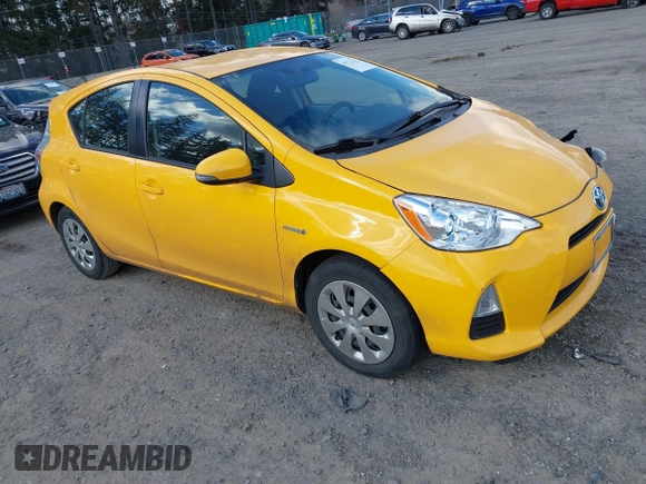 2014 Toyota Prius One with VIN JTDKDTB33E1079493, listed as a IAAI auction lot 41712212 with 110,309 mi miles and . Bid and sale history available at DreamBid. Image 1.