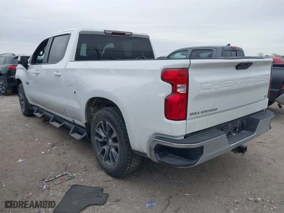 2019 Chevrolet Silverado 1500 LT with VIN 1GCPWCED8KZ216803, listed as a IAAI auction lot 41635101 with 180,558 mi miles. Bid and sale history available at carsss.com. Image 3.