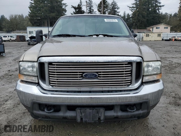 2002 Ford F-250 XL with VIN 1FTNW20S62ED38381, listed as a Copart auction lot 44265915 with 131,549 mi miles and Salvage Title. Bid and sale history available at DreamBid. Image 5.