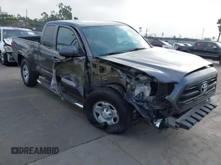 2016 Toyota Tacoma SR with VIN 5TFRX5GN3GX071597, listed as a IAAI auction lot 41210326 with 105,486 mi miles. Bid and sale history available at carsss.com. Image 1.