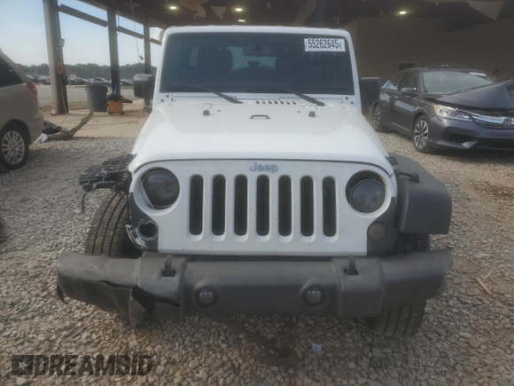 2017 Jeep Wrangler Unlimited Sport with VIN 1C4BJWDG6HL709901, listed as a Copart auction lot 55262645 with 100,887 mi miles and Salvage title. Bid and sale history available at DreamBid. Image 5.