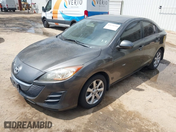 2010 Mazda 3 i Touring with VIN JM1BL1SG3A1102744, listed as a IAAI auction lot 42174218 with 155,599 mi miles and . Bid and sale history available at carsss.com. Image 2.