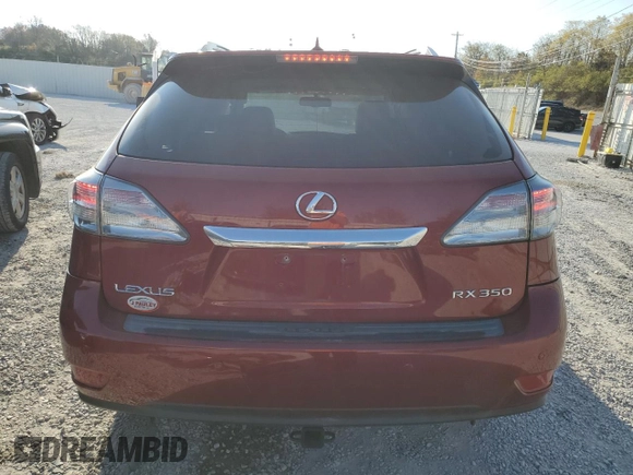 2010 Lexus RX 350 with VIN 2T2BK1BA0AC041889, listed as a Copart auction lot 78606444 with 155,245 mi miles and Salvage title. Bid and sale history available at DreamBid. Image 6.