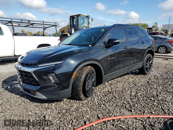 2023 Chevrolet Blazer LT with VIN 3GNKBDRS1PS101461, listed as a Copart auction lot 79771004 with 24,483 mi miles and Salvage title. Bid and sale history available at DreamBid. Image 1.