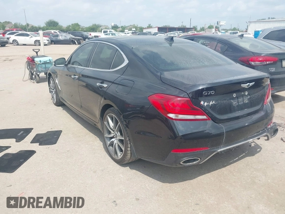 2021 Genesis G70 3.3T с VIN KMTG74LEXMU071473, выставлен на аукционе IAAI как лот 42061698 с пробегом 53 949 миль миль и . История ставок и продаж доступна на DreamBid. Изображение 3.