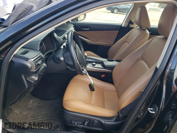 2017 Lexus IS 300 with VIN JTHCM1D28H5020352, listed as a Copart auction lot 43631495 with 78,585 mi miles and Salvage title. Bid and sale history available at DreamBid. Image 7.