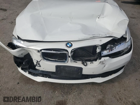 2017 BMW 3 Series 320i xDrive with VIN WBA8E5G57HNU22247, listed as a Copart auction lot 49698215 with Not provided miles and Salvage title. Bid and sale history available at DreamBid. Image 11.