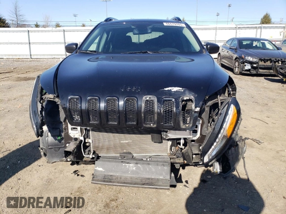 2017 Jeep Cherokee Sport with VIN 1C4PJMAB1HW648071, listed as a Copart auction lot 48479765 with 89,337 mi miles and Salvage Title. Bid and sale history available at carsss.com. Image 5.