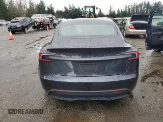 2024 Tesla Model 3 with VIN 5YJ3E1EA4RF730871, listed as a Copart auction lot 49066165 with 9,030 mi miles and Salvage Title. Bid and sale history available at carsss.com. Image 6.