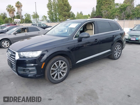 2019 Audi Q7 Premium Plus with VIN WA1LAAF74KD009049, listed as a IAAI auction lot 42745159 with 70,472 mi miles and . Bid and sale history available at DreamBid. Image 17.