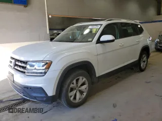 2018 Volkswagen Atlas Launch Edition z VIN 1V2BR2CA0JC501161, wystawiony jako Copart lot #77683294 z przebiegiem 148 035 mil mil oraz Szkoda całkowita • Salvage title. Historia ofert i sprzedaży dostępna na DreamBid. Obrazek 1.