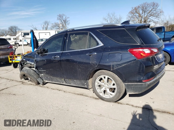 2020 Chevrolet Equinox Premier z VIN 3GNAXNEV9LS732844, wystawiony jako Copart lot #43316215 z przebiegiem 67 330 mil mil oraz Szkoda całkowita • Salvage title. Historia ofert i sprzedaży dostępna na DreamBid. Obrazek 2.