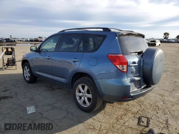 2008 Toyota RAV4 Ltd with VIN JTMZK34VX85018352, listed as a Copart auction lot 44043645 with 191,306 mi miles and Salvage Title. Bid and sale history available at carsss.com. Image 2.