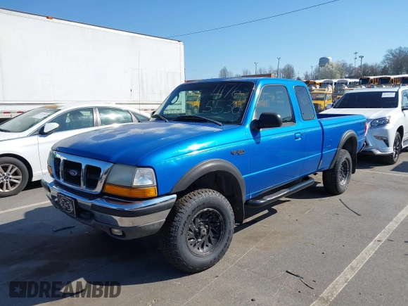 1998 Ford Ranger XL with VIN 1FTZR15X4WPB16830, listed as a IAAI auction lot 41765536 with 246,506 mi miles. Bid and sale history available at carsss.com. Image 2.