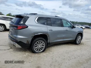 2025 GMC Acadia FWD Denali z VIN 1GKENLRS1SJ139357, wystawiony jako Copart lot #54883335 z przebiegiem 3119 mil mil oraz Szkody całkowita. Historia ofert i sprzedaży dostępna na DreamBid. Obrazek 3.