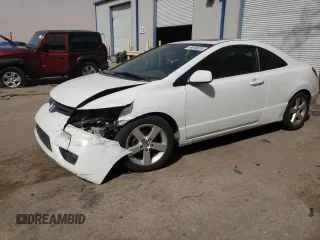 2008 Honda Civic Cpe EX with VIN 2HGFG128X8H578470, listed as a Copart auction lot 46938225 with 178,121 mi miles and Salvage Title. Bid and sale history available at carsss.com. Image 1.