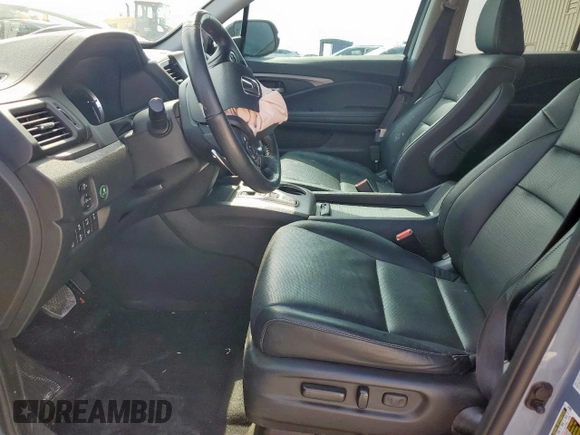 2023 Honda Ridgeline RTL-E with VIN 5FPYK3F76PB036572, listed as a Copart auction lot 54717085 with 34,516 mi miles and Salvage title. Bid and sale history available at DreamBid. Image 7.